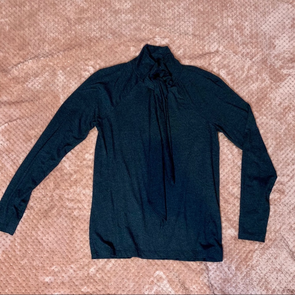 Tie neck blouse